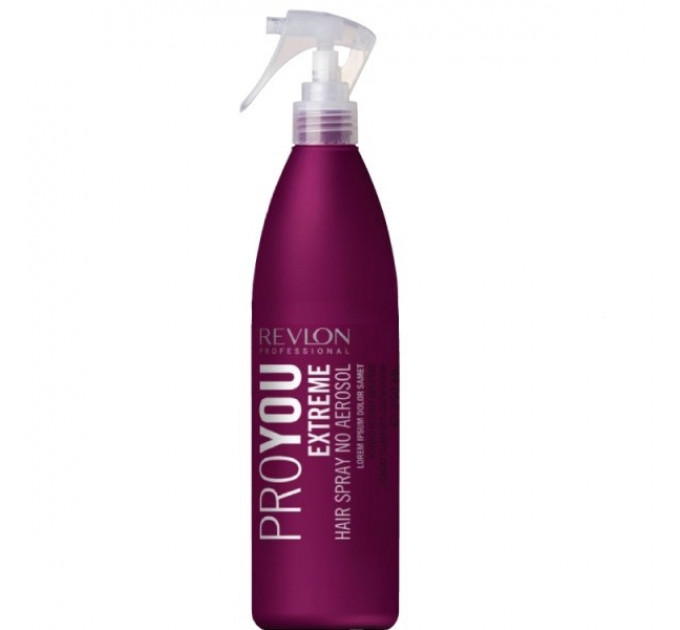 Купить Revlon Professional (Ревлон Профешнл) Pro You Extreme Hair Spray No Aerosol лак сильной фиксации без аэрозоля